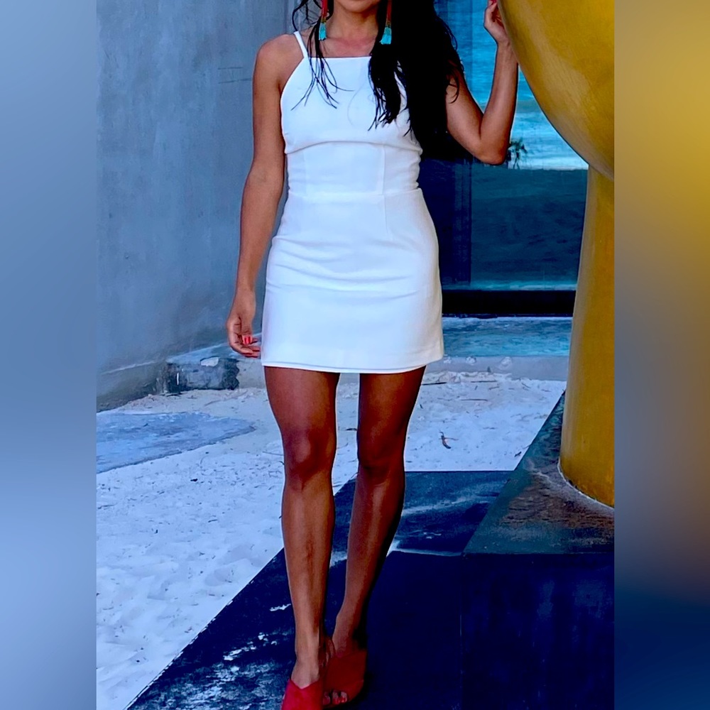 Elegant White French collection dress